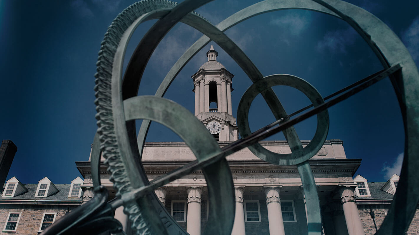 Moody shot of Old Main